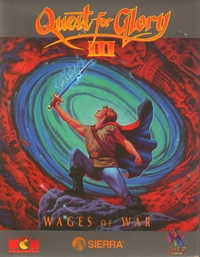 Carátula de Quest for Glory III: Wages of War