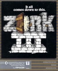 Carátula de Zork III: The Dungeon Master